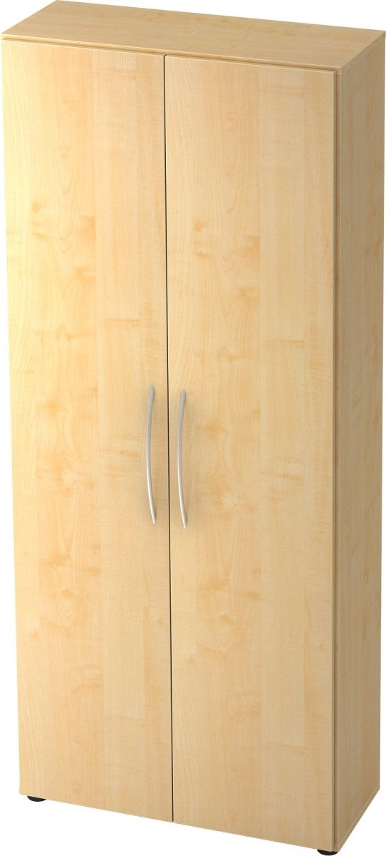 HAMMERBACHER Aktenschrank Schrank Basic 5 OH BxTxH 80x33x188cm Griff BM Ahorn/Ahorn