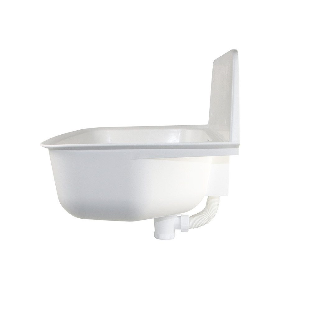 Haas Otto Waschbecken Kunststoff-Universal-Ausgussbecken "Basic", weiss günstig online kaufen