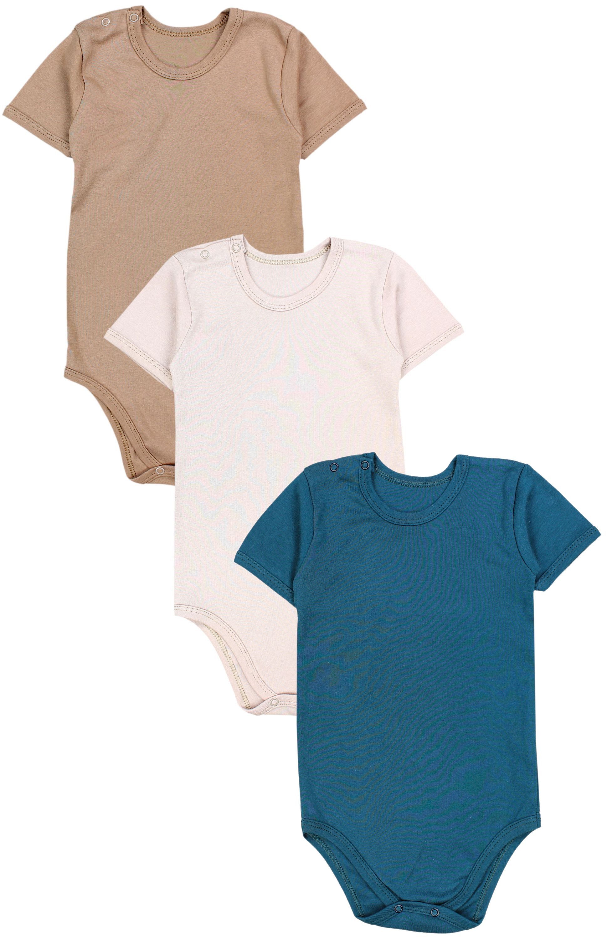 Kurzarmbody TupTam Kinder Unisex Kurzarm Body Baumwolle 3er Set