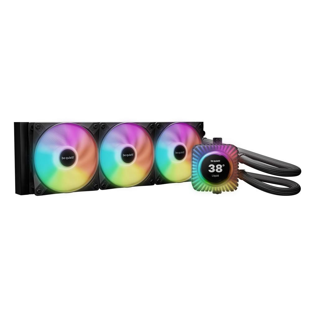 be quiet! Wasserkühlung Light Loop IO LCD 360mm Black, IPS-Display, ARGB, IO Controller, Nachfüll-Port