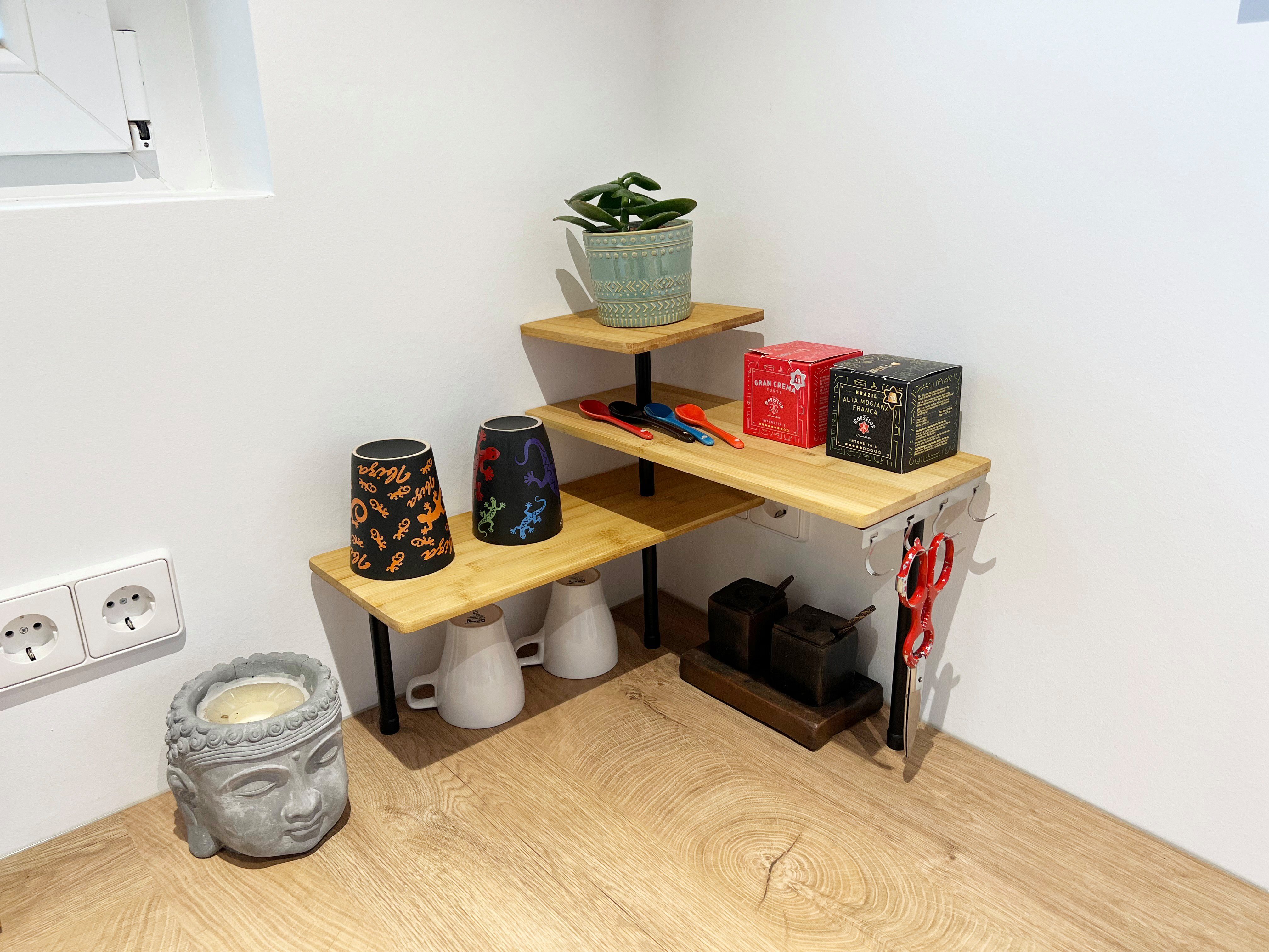 ADOB Eckregal variables Küchenregal, durch seine Verstellbarkeit an jeden E günstig online kaufen