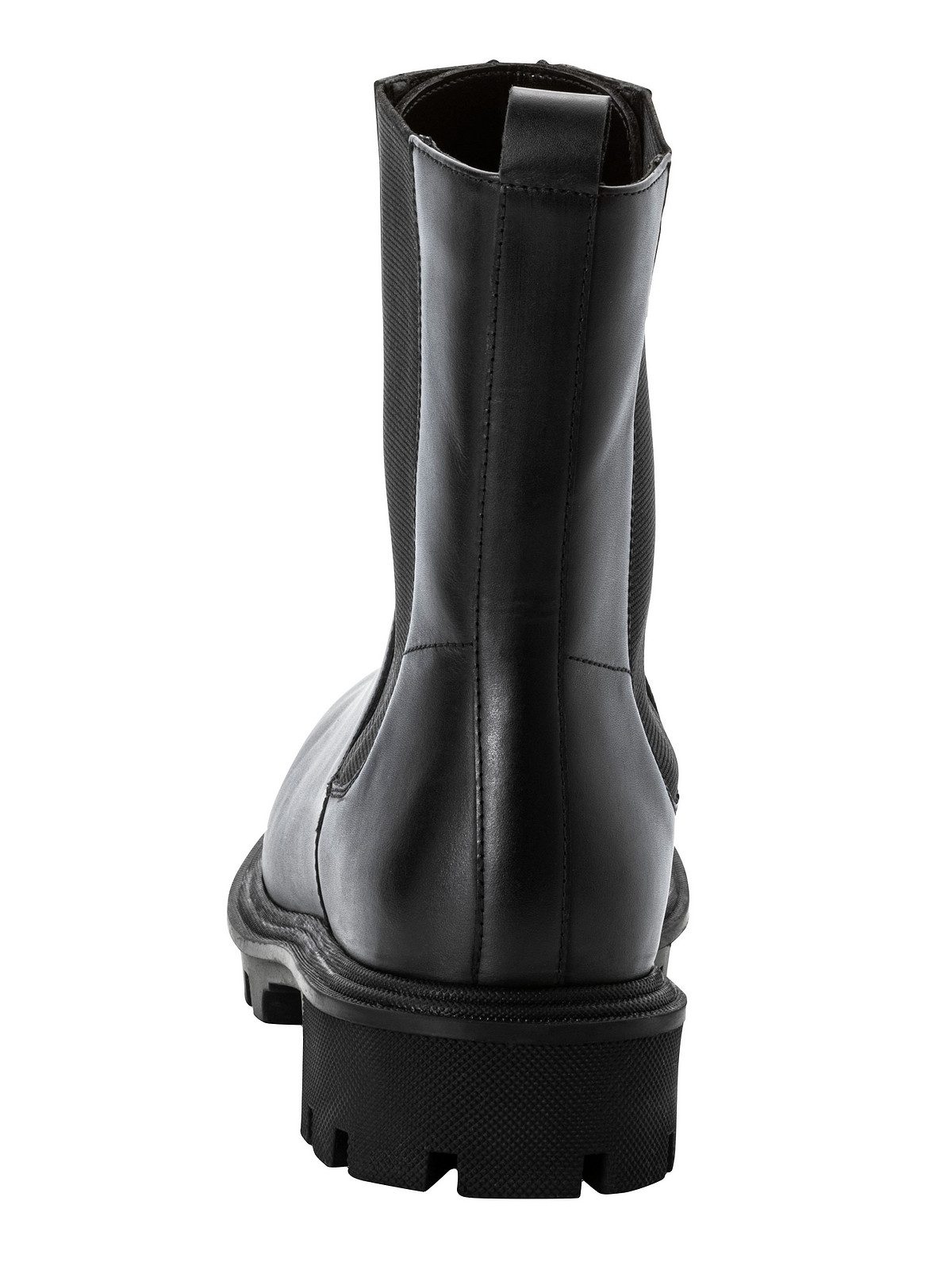 Sheego Große Größen Stiefelette aus Leder, mit Reißverschluss