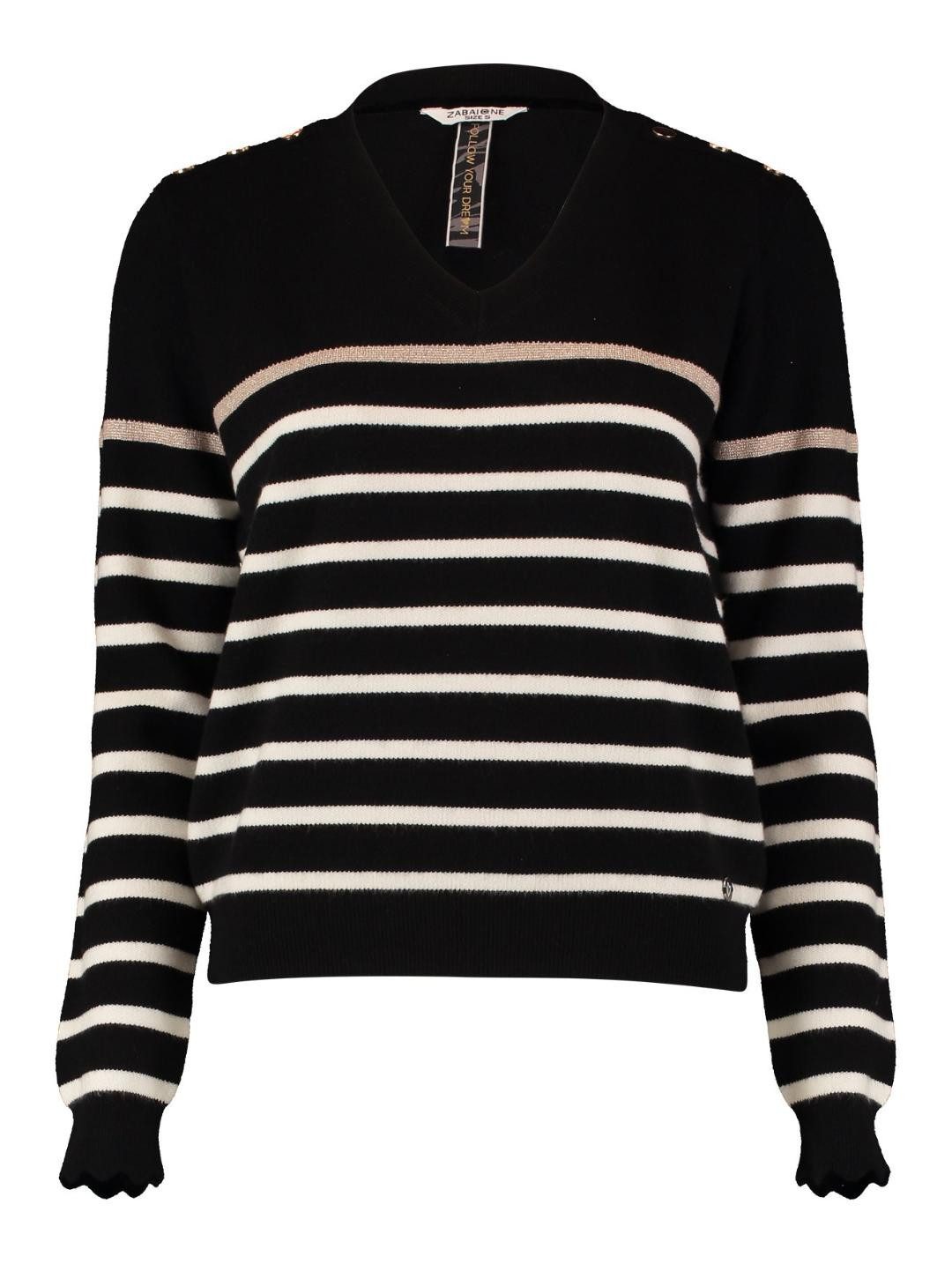 ZABAIONE Streifenpullover DA-251-0205 91230 5-00 Ad44ora