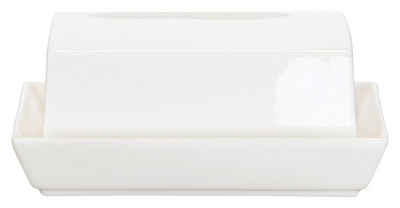 ASA SELECTION Butterdose A TABLE, Weiß, B 15 cm, T 12 cm, Fine Bone China