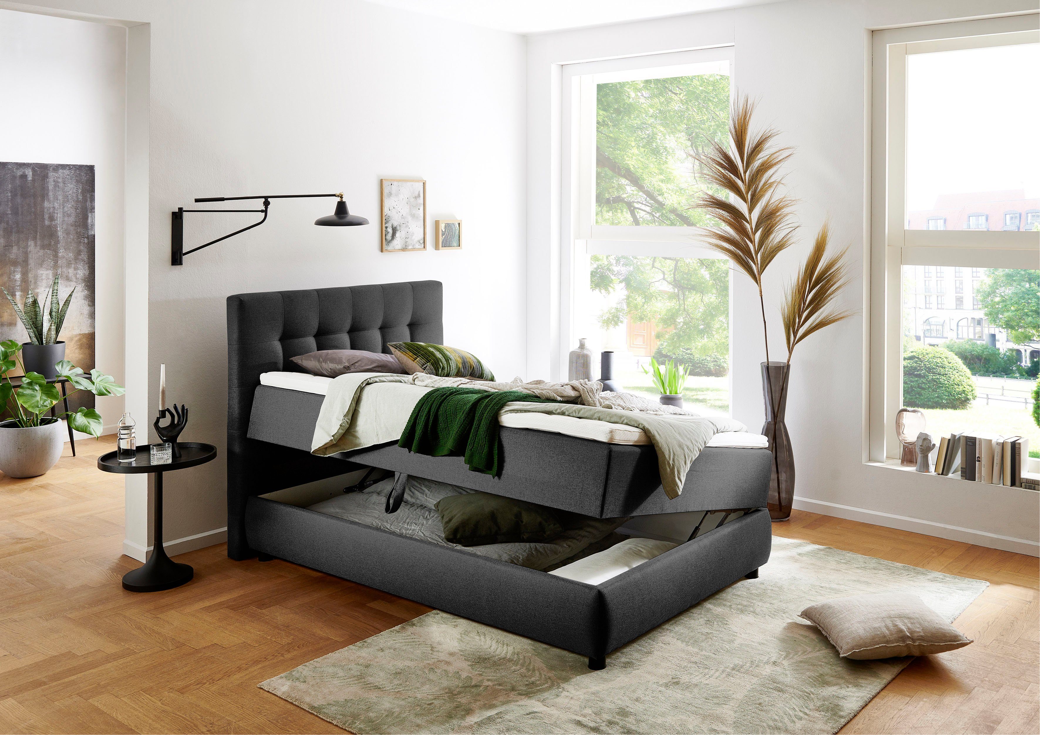 ATLANTIC home collection Boxbett LILO, inkl. Bettkasten und Topper