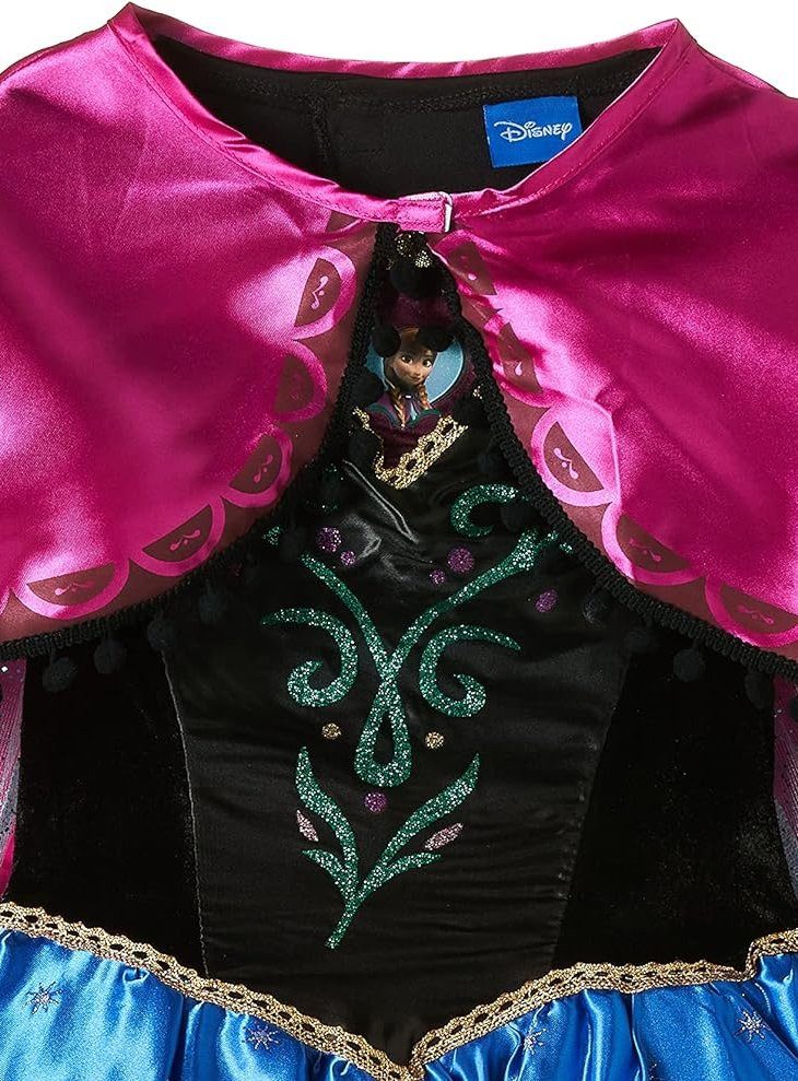 Rubie´s Kostüm Die Eiskönigin Anna - Prinzessin Kostüm Kleid, Original lizenzierte Verkleidung aus dem Disney-Film