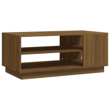 furnicato Couchtisch Braun Eichen-Optik 102x55x43 cm Holzwerkstoff