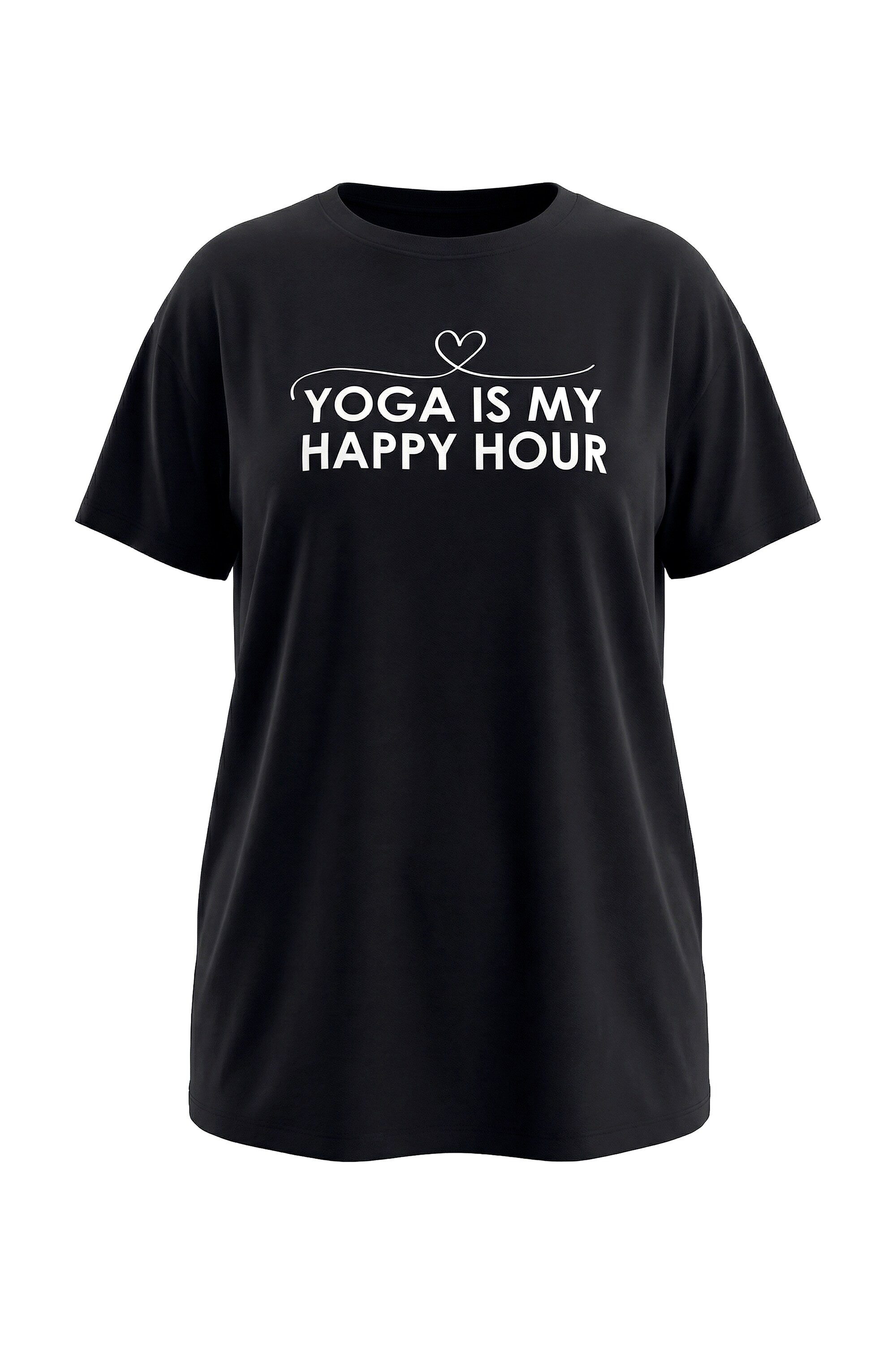 Angel of Style T-Shirt T-Shirt oversized Yoga-Schriftzug günstig online kaufen