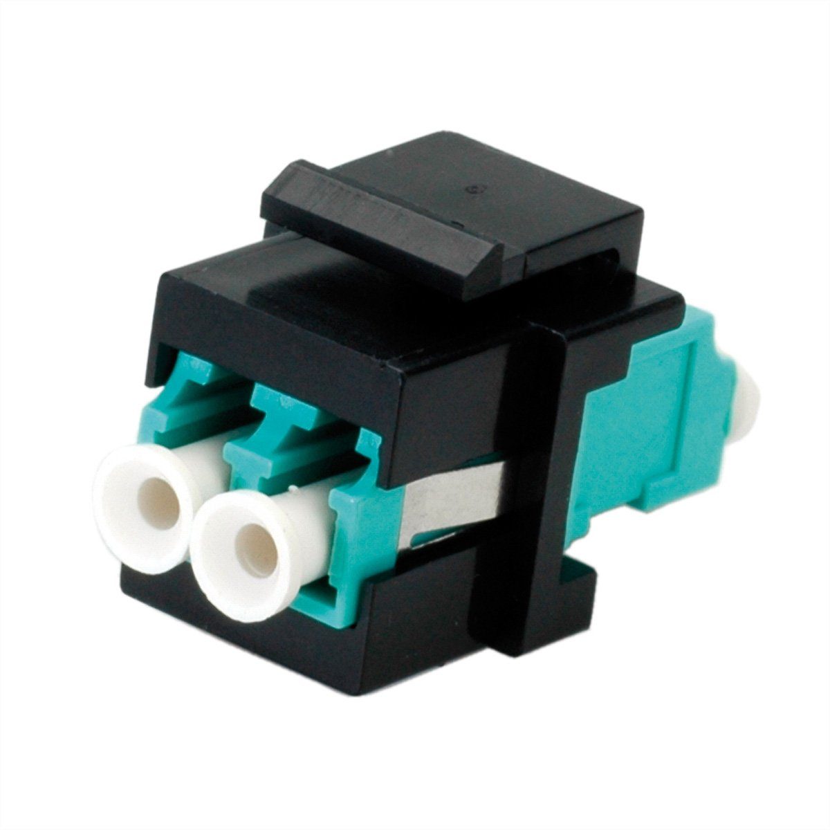 Keystone LWL-Adapter LC/LC Duplex, Multimode Netzwerk-Panel