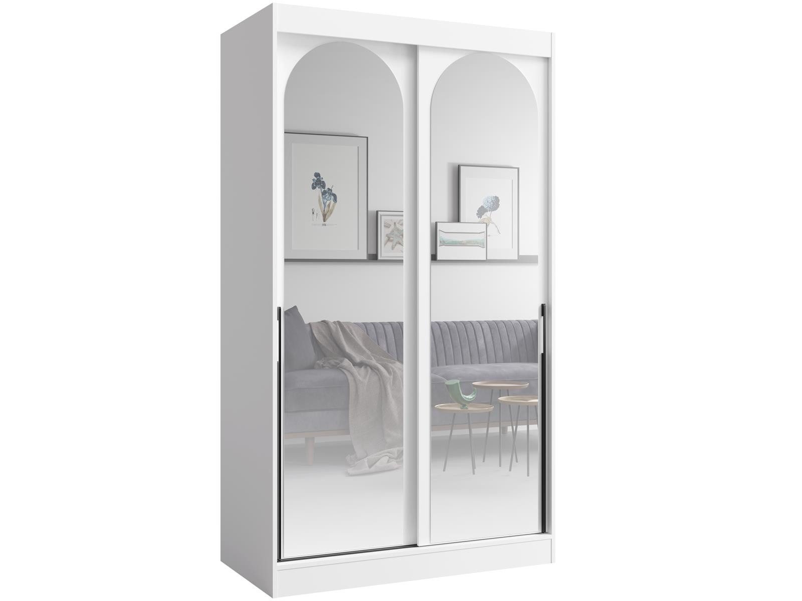 Compleo Schwebetürenschrank mit Spiegel, 120 cm günstig online kaufen