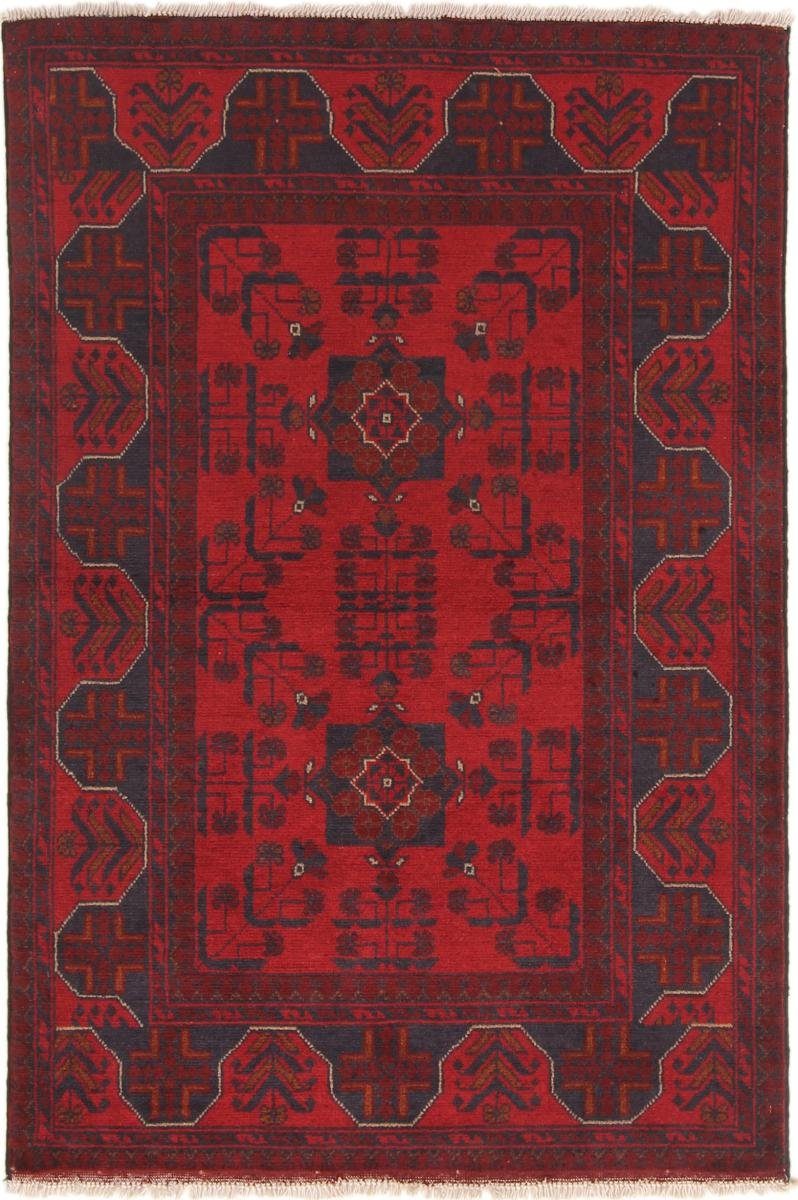 Orientteppich Khal Mohammadi 96x146 Handgeknüpfter Orientteppich, Nain Trading, rechteckig, Höhe: 6 mm