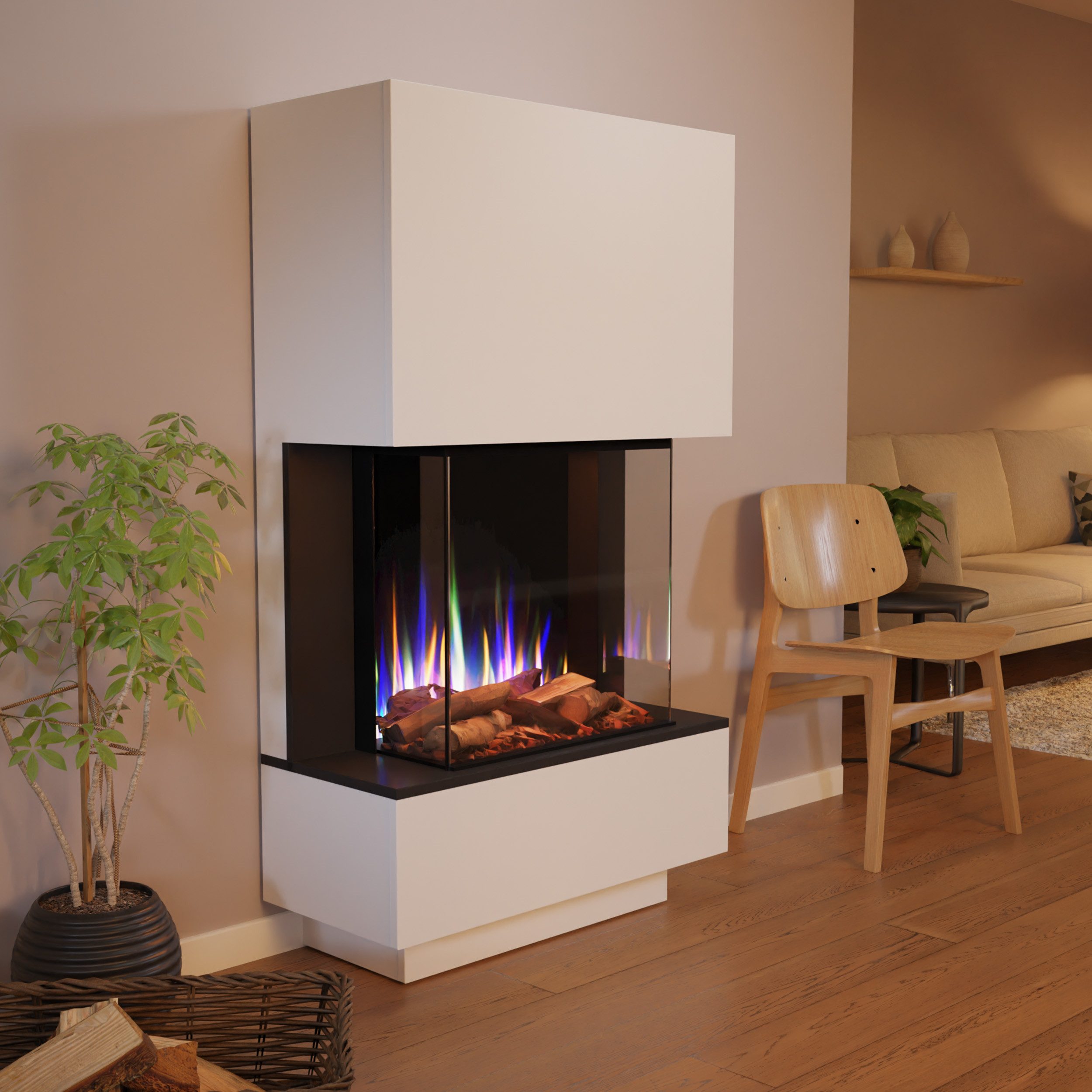 GLOW FIRE Elektrokamin PR14 E-Motion 3D, Elektrischer Kamin mit 3D Feuer mi günstig online kaufen