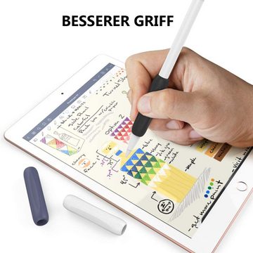 GelldG Stifthülle 3 Stück Silikon Griff für Apple Pencil 1. Generation