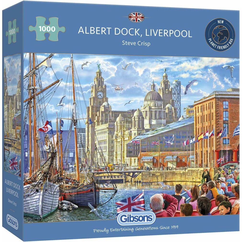 GIBSONS Puzzle Puzzle Albert Dock, Liverpool 1000 Teile, Puzzleteile günstig online kaufen