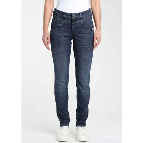 GANG Skinny-fit-Jeans 94MARISSA mit modischer V-Passe vorn & hinten