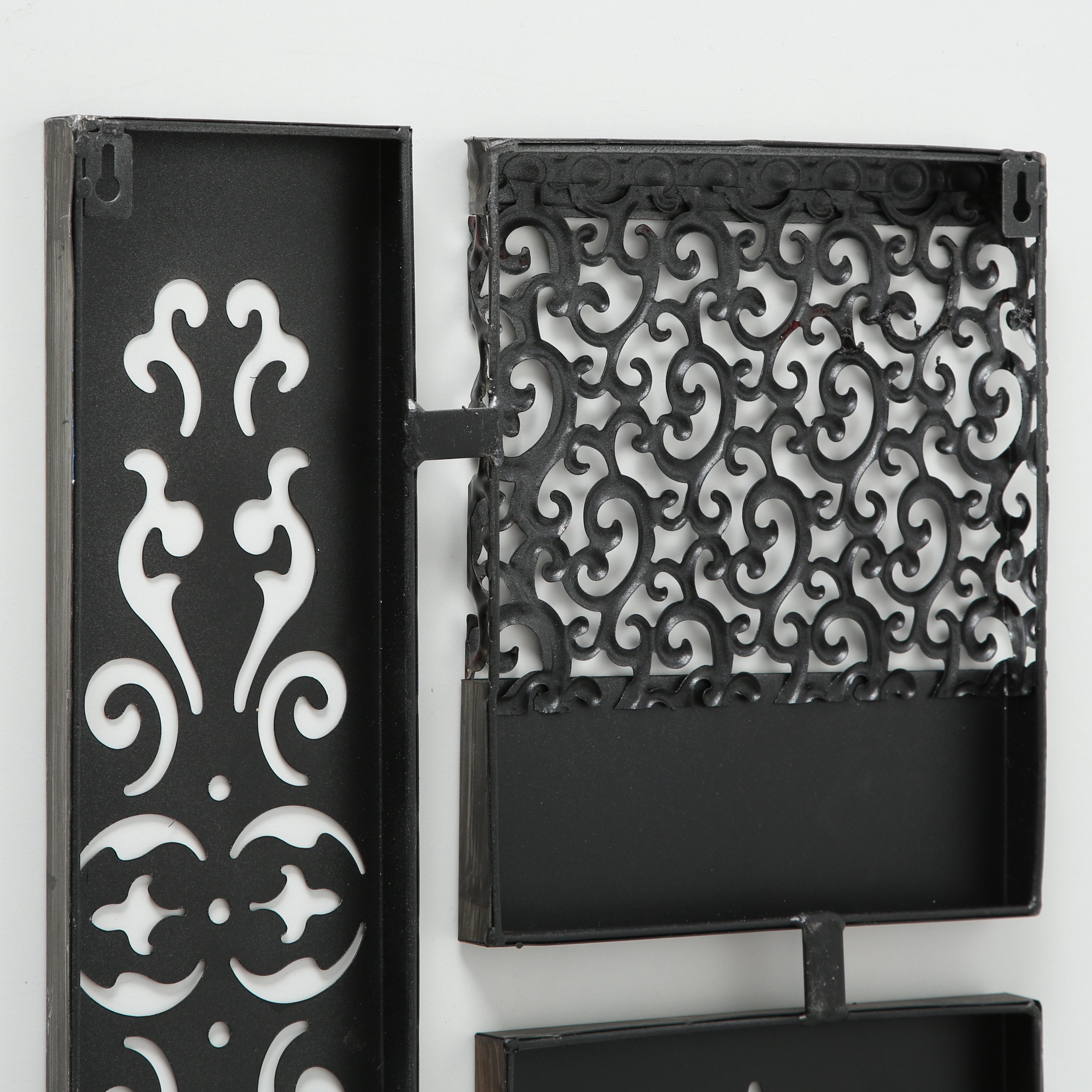 BOLTZE Wandbild Boltze Wandobjekt Wandbild Eisen lackiert 68cm, Bild Metal – Bild 4 von 4