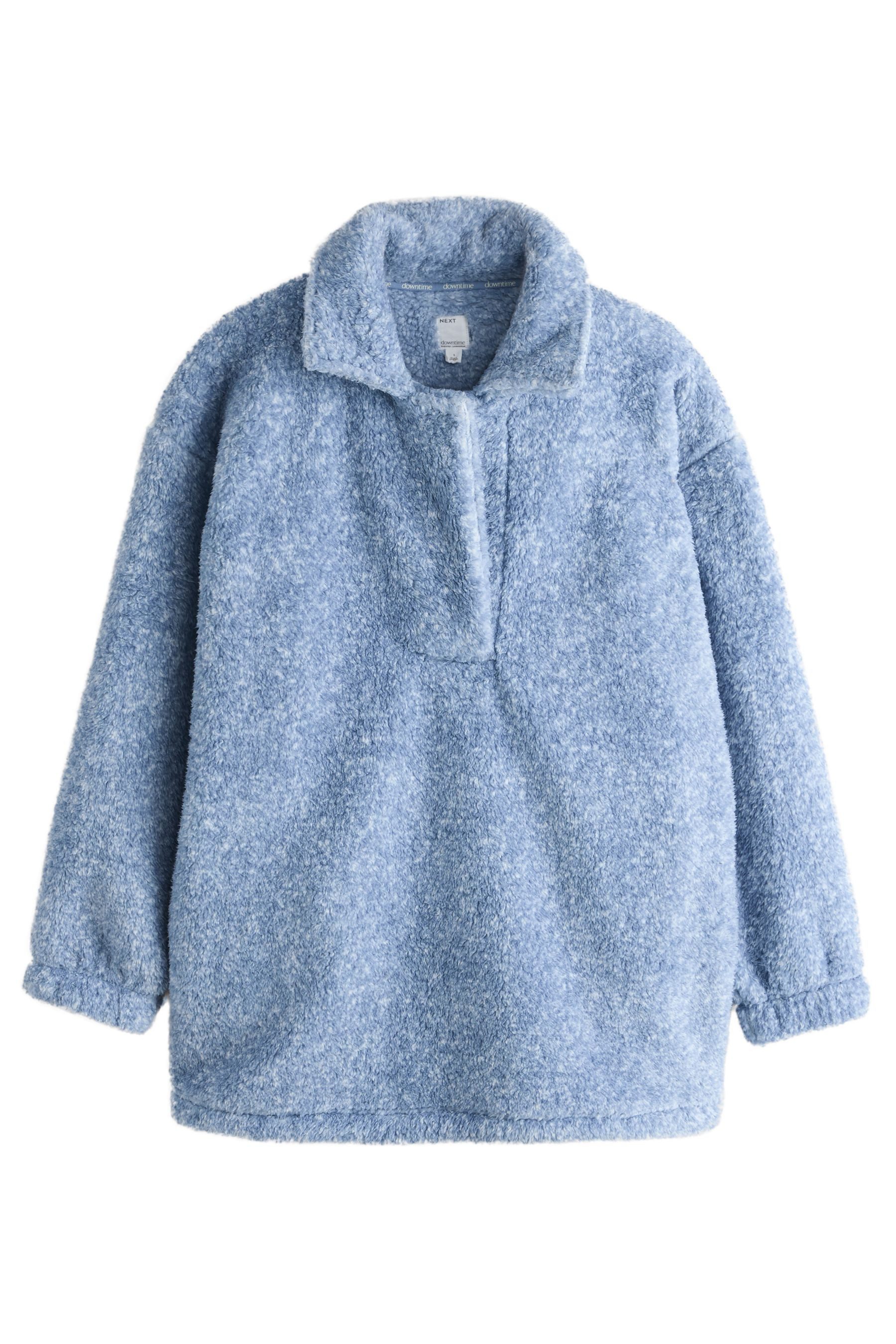 Next Fleecepullover Rugbypullover aus Borg (1-tlg)