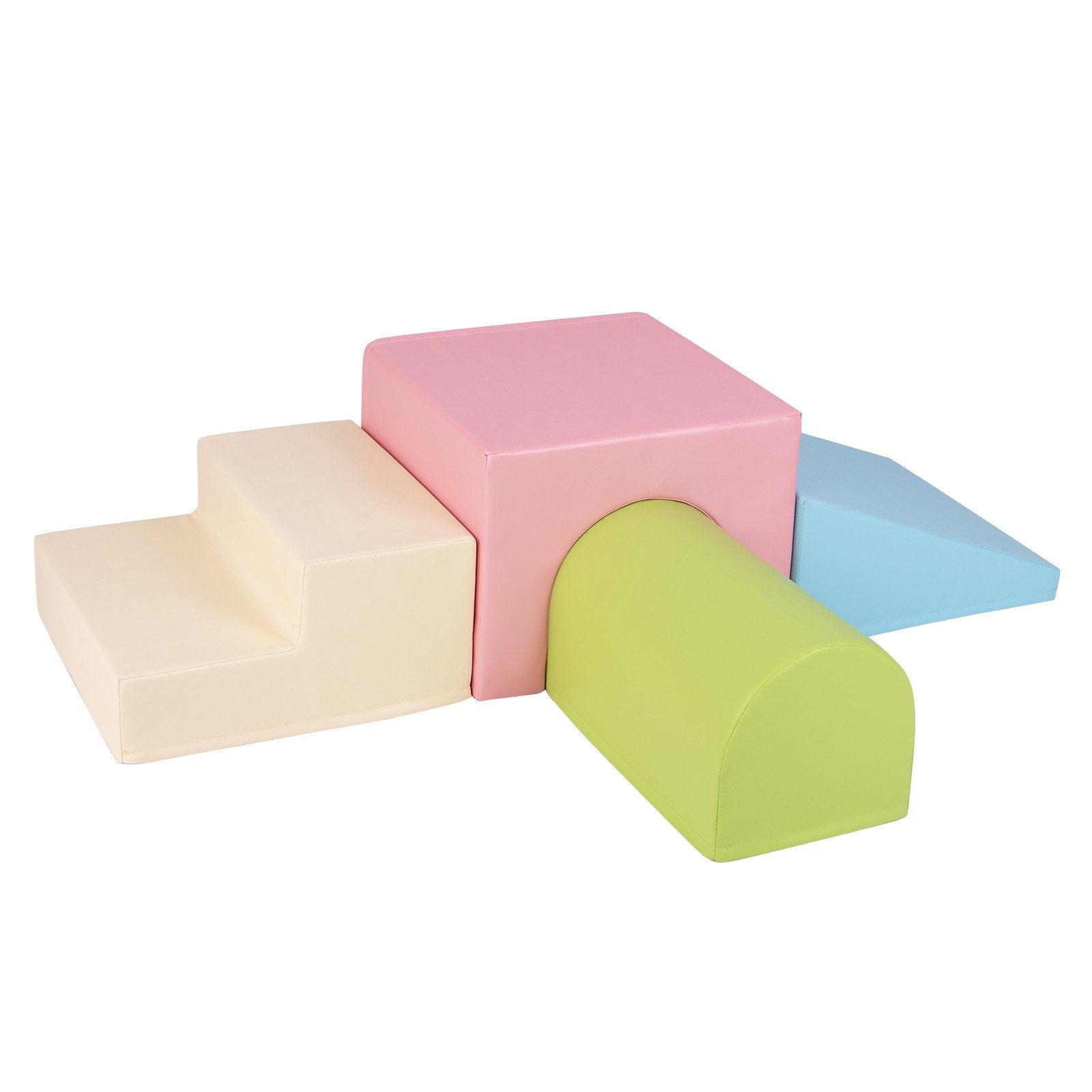 COSTWAY Spielbausteine, (4 St), Schaumstoffbausteine für Baby und Kinder