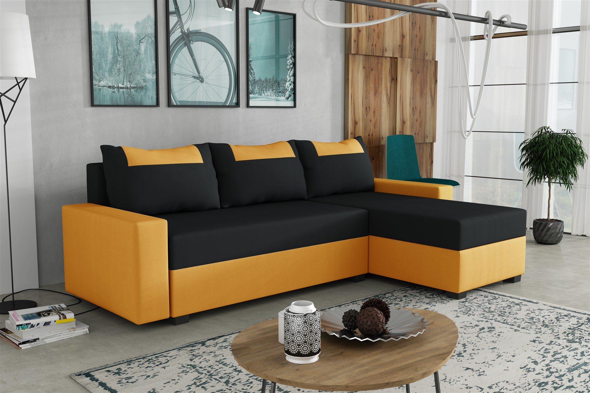 Fun Möbel Ecksofa Sofa HEDVIG Ottomane günstig online kaufen