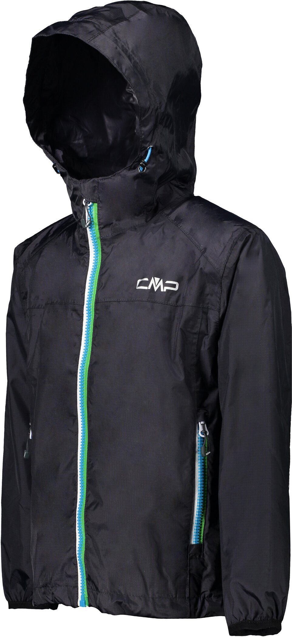 CMP Regenjacke KID JACKET RAIN FIX HOOD wasserdicht, winddicht, atmungsaktiv, mit Kapuze, Wassersäule 3000