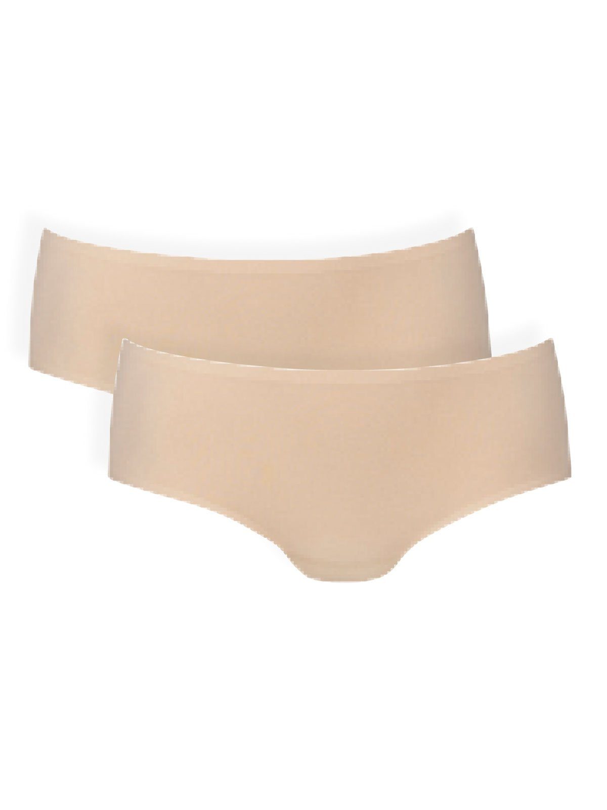 Rosa Faia extra 2-St) desert 2er Nähte Hipster Essential flache Pack (Packung, Panty