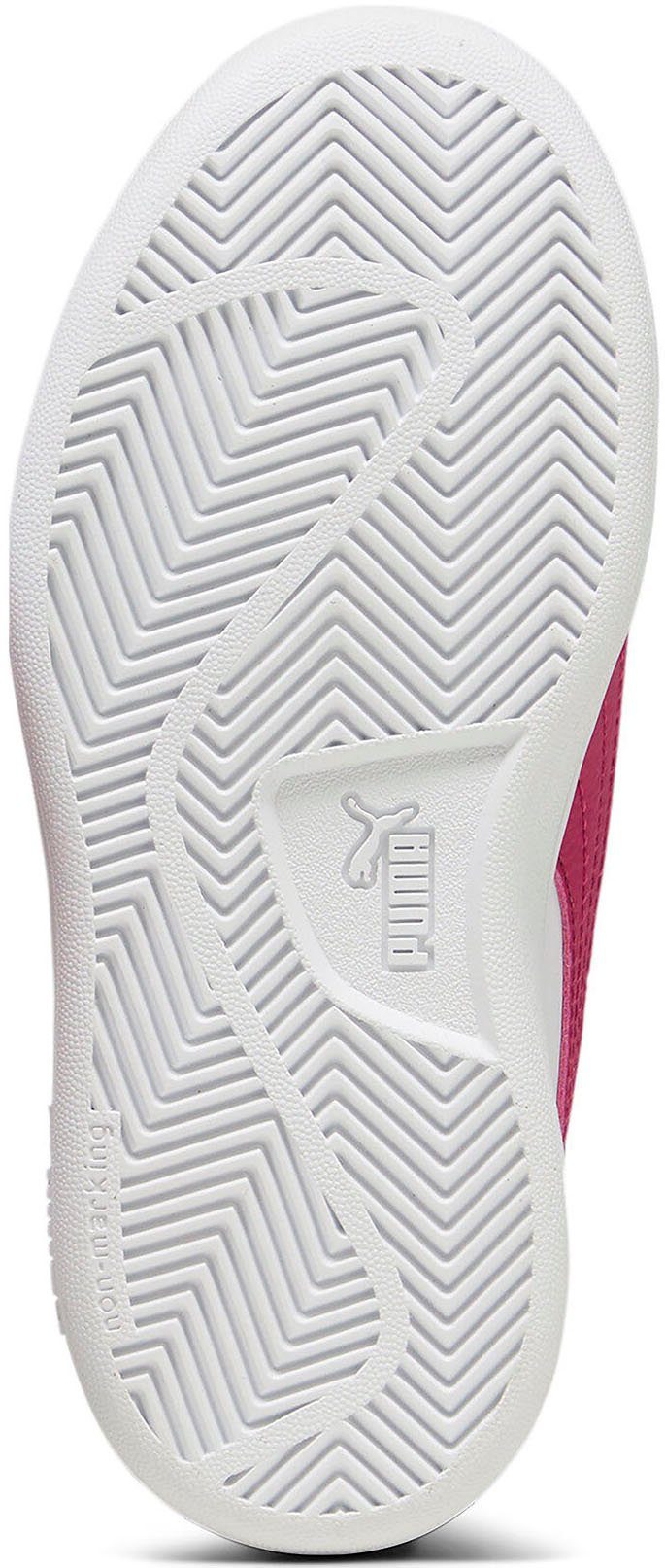 PUMA SMASH 3.0 Sneaker White-Pinktastic PUMA L PS Klettverschluss V mit