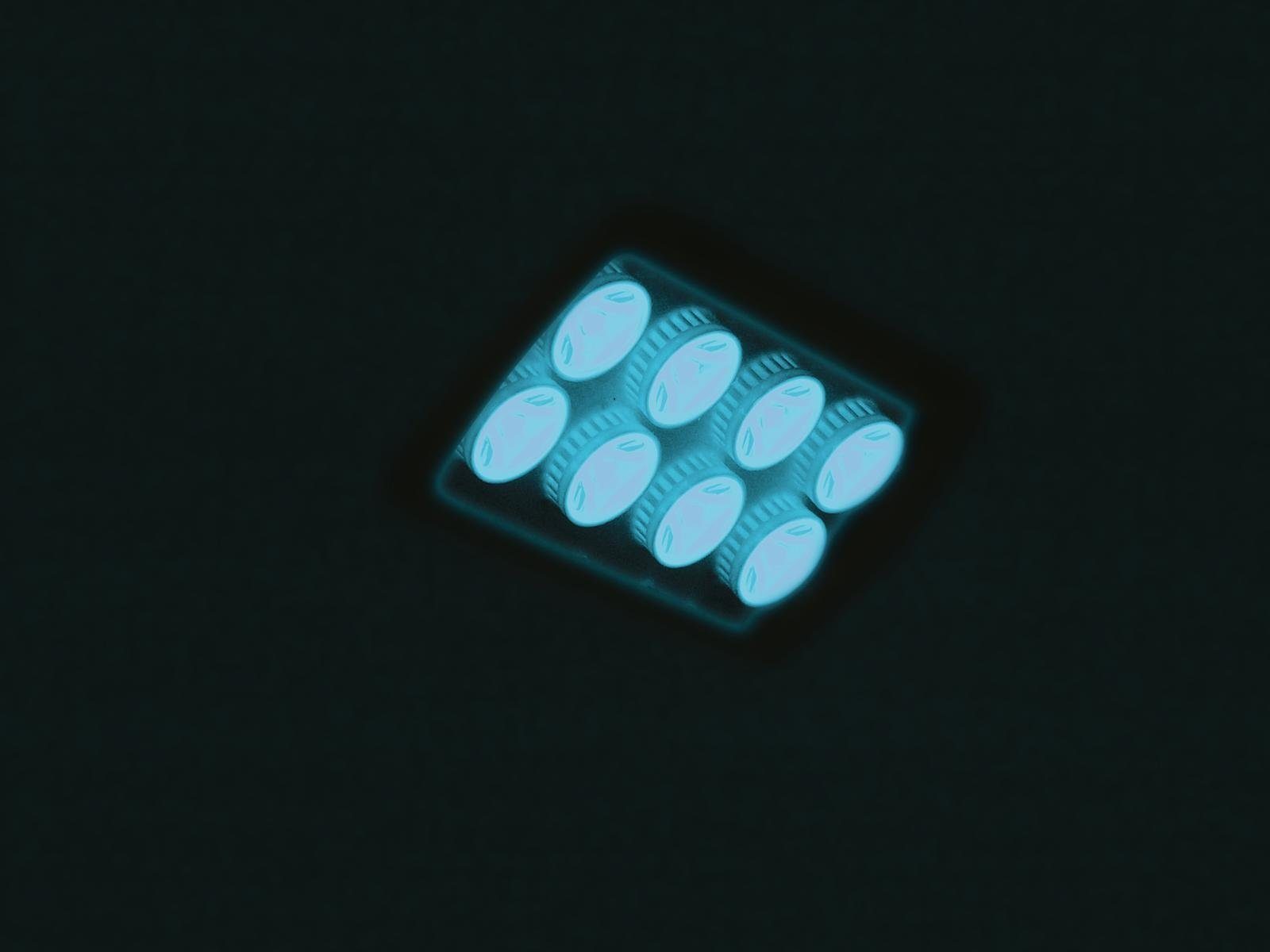 EUROLITE Gartenleuchte LED Farben blau fest FL-8, erhältlich verschiedene IP Größen integriert, LED und