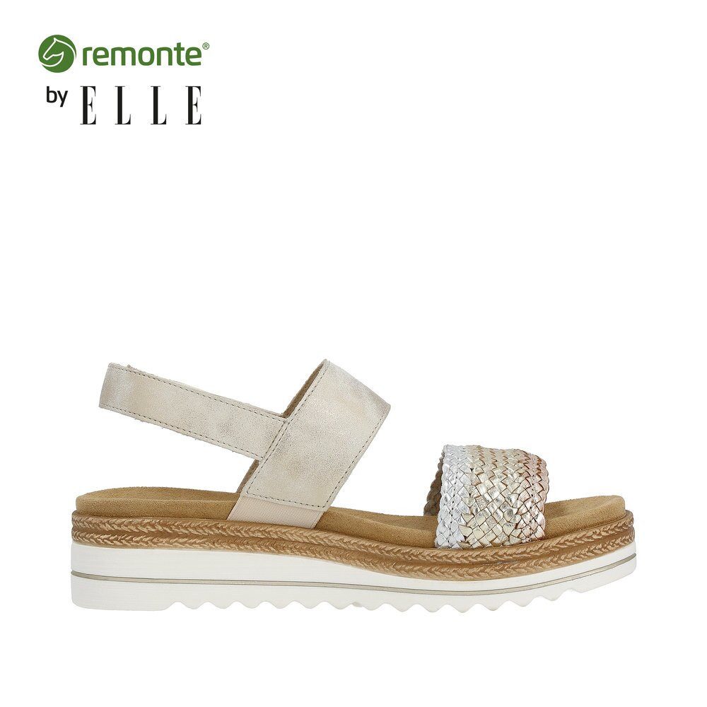 Remonte ELLE-Collection Keilsandalette, Sommerschuh, Sandale, Keilabsatz, günstig online kaufen