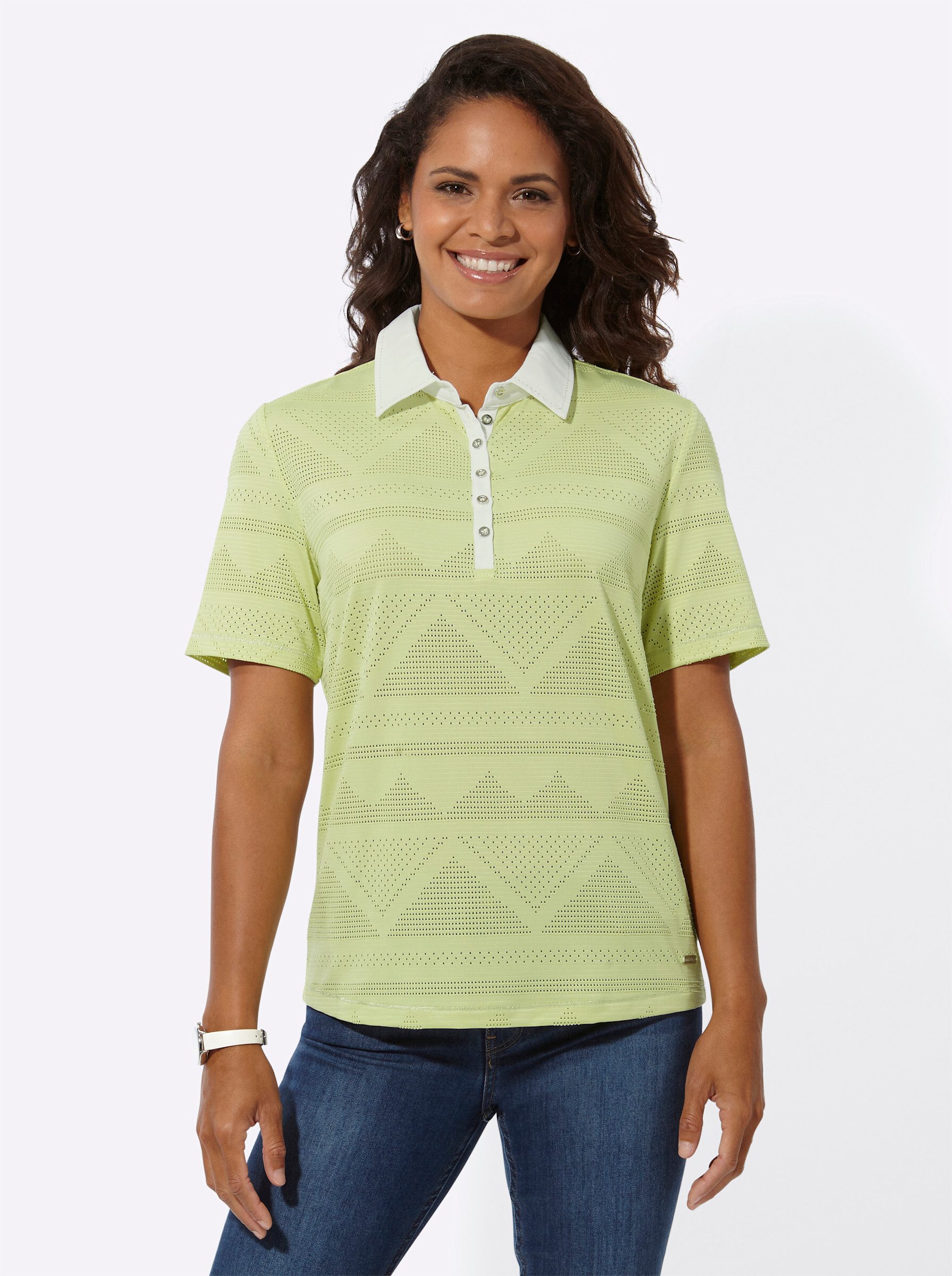 Casual Looks Poloshirt "Poloshirt", (1 tlg.) günstig online kaufen