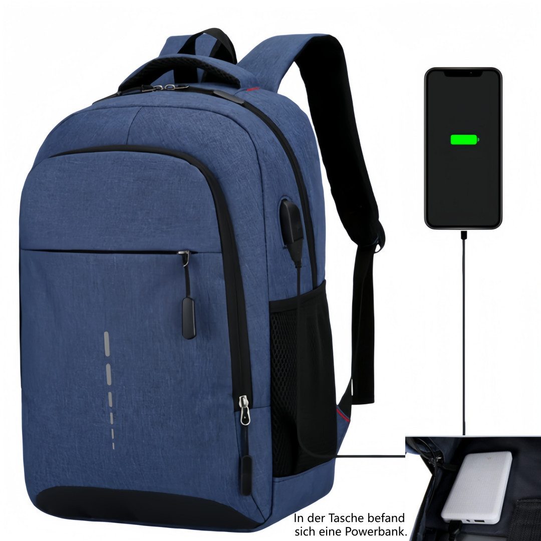FOUORTUNATE-BEE Rucksack Herren Rucksack Wasserdicht Laptop Rucksack 15,6 Zoll Schulrucksack, Für Schule Uni Büro Reisen Pendeln Freizeit Tagesrucksack Herren