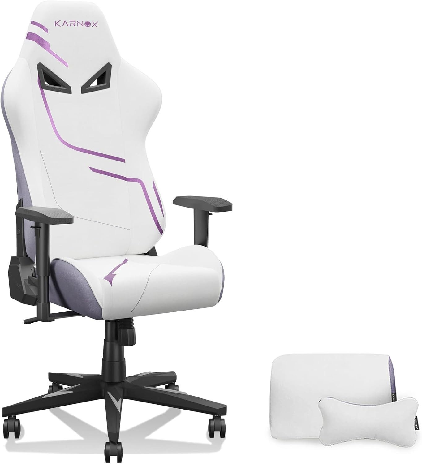 KARNOX Gaming-Stuhl HERO (1-tlg), Ergonomischer Stoff-Gaming-Stuhl mit verstellbarer Rückenlehne