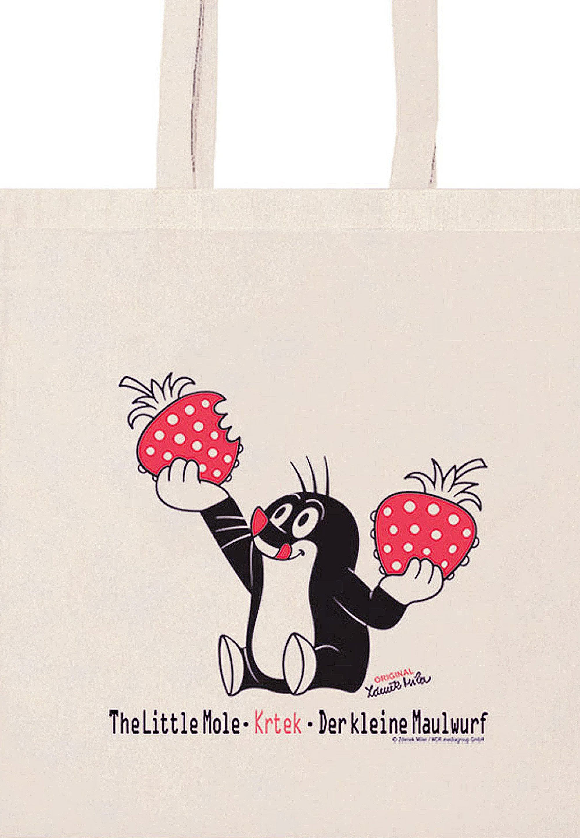 LOGOSHIRT Henkeltasche Baumwolltasche Der kleine Maulwurf, günstig online kaufen