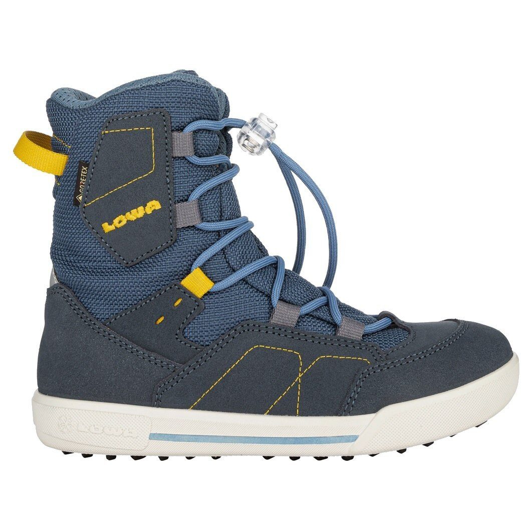 Lowa Raik GTX (Veloursleder/Textil, wasserdicht) dunkelblau/jeans Kinder Winterstiefel