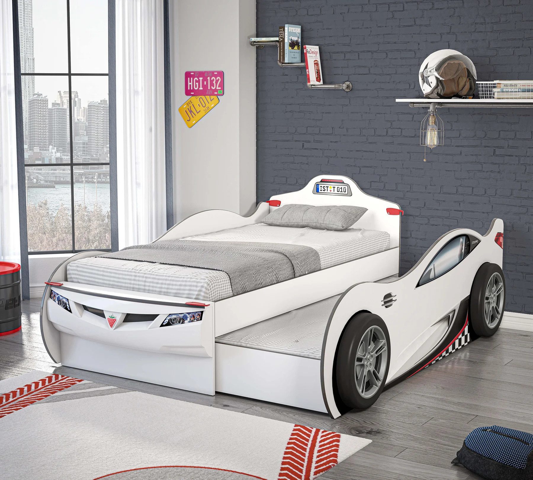 Möbel-Zeit Autobett für 2 Kinder Coupe günstig online kaufen