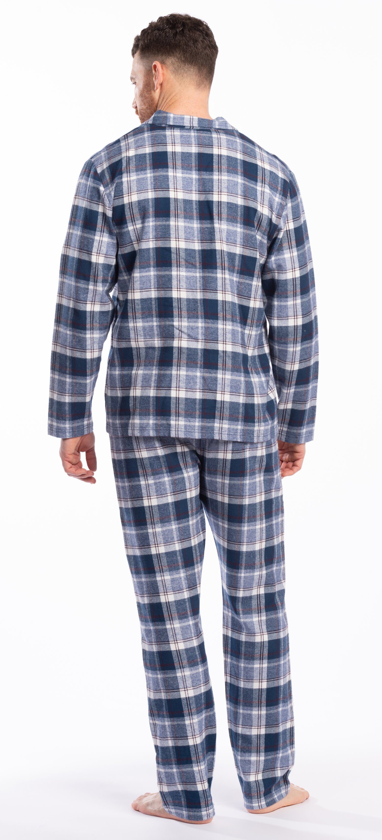 Eskimo Schlafanzug »Herren Flanell Schlafanzug« (2 tlg) Baumwolle online  kaufen | OTTO