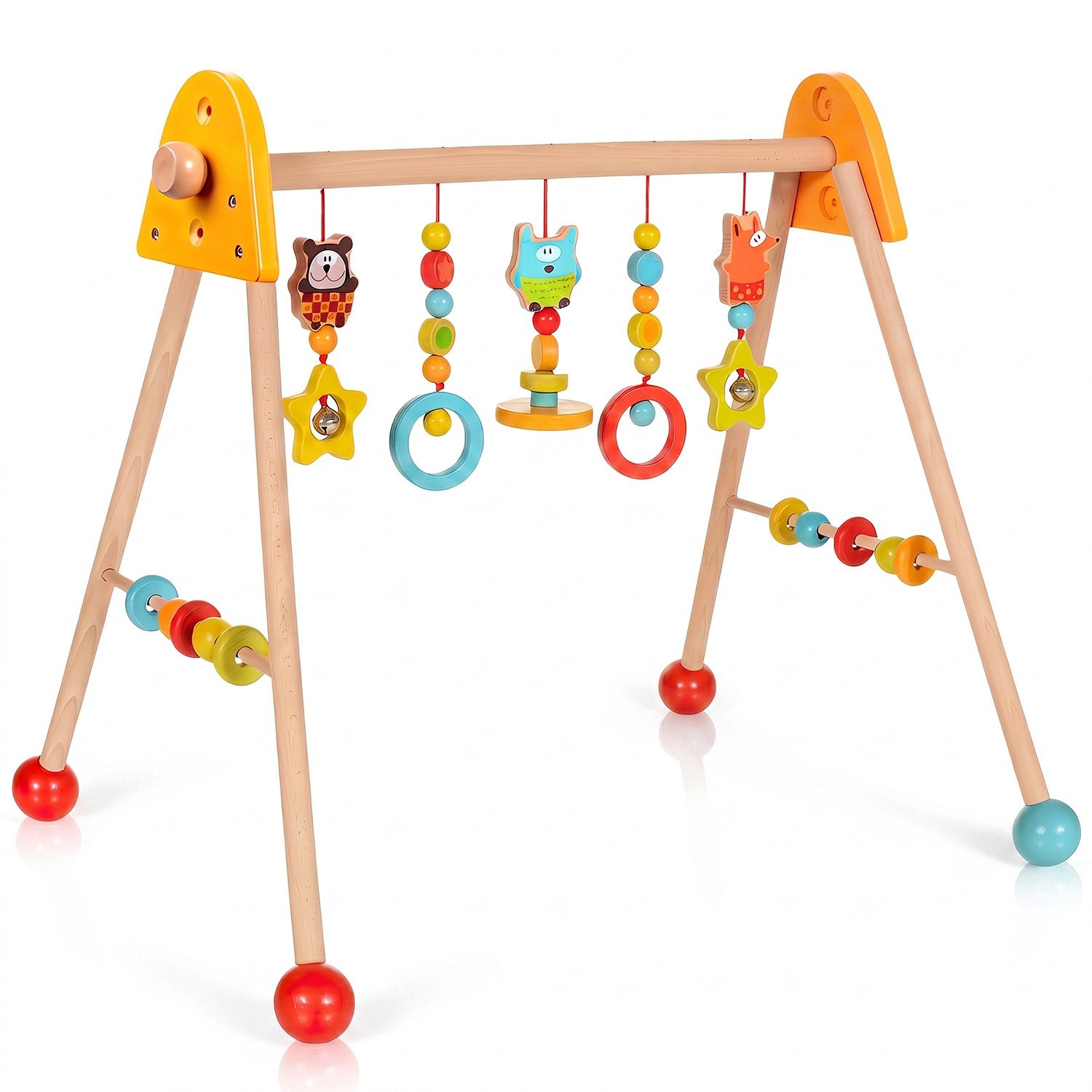 Baby Gym Holzspielbogen Babygymnastikrahmen frühkindliche Bildung Spielzeug