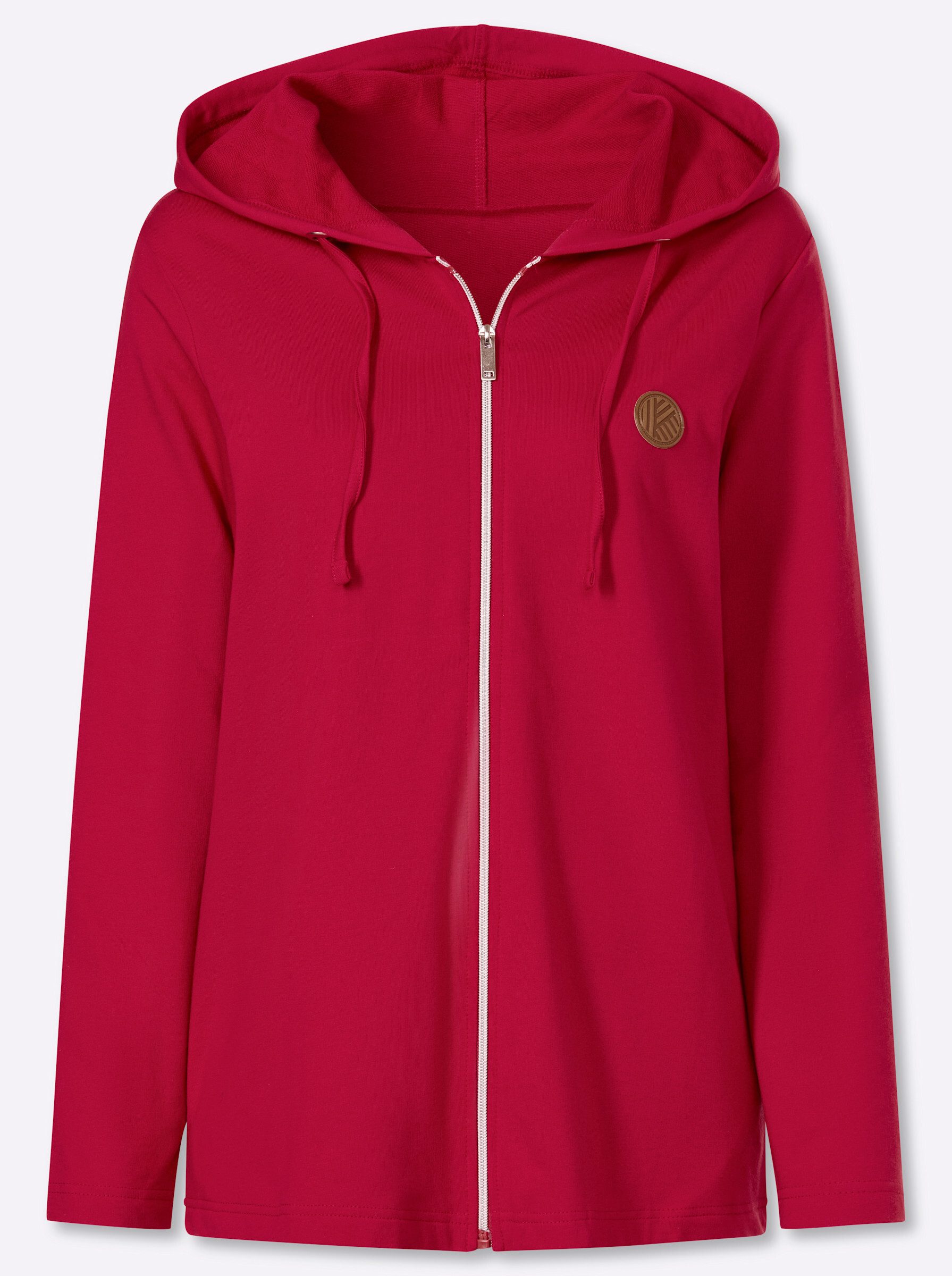 Sieh an! Shirtjacke Sweatjacke Langarm