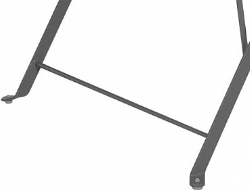 Koopman Gartentisch Balkontisch Terrassentisch Metall Rund Ø 60 cm Anthrazit (Stück, 1-St., Packung), Klapptisch, zusammenklappbar, leicht zu verstauen, Bistrotisch
