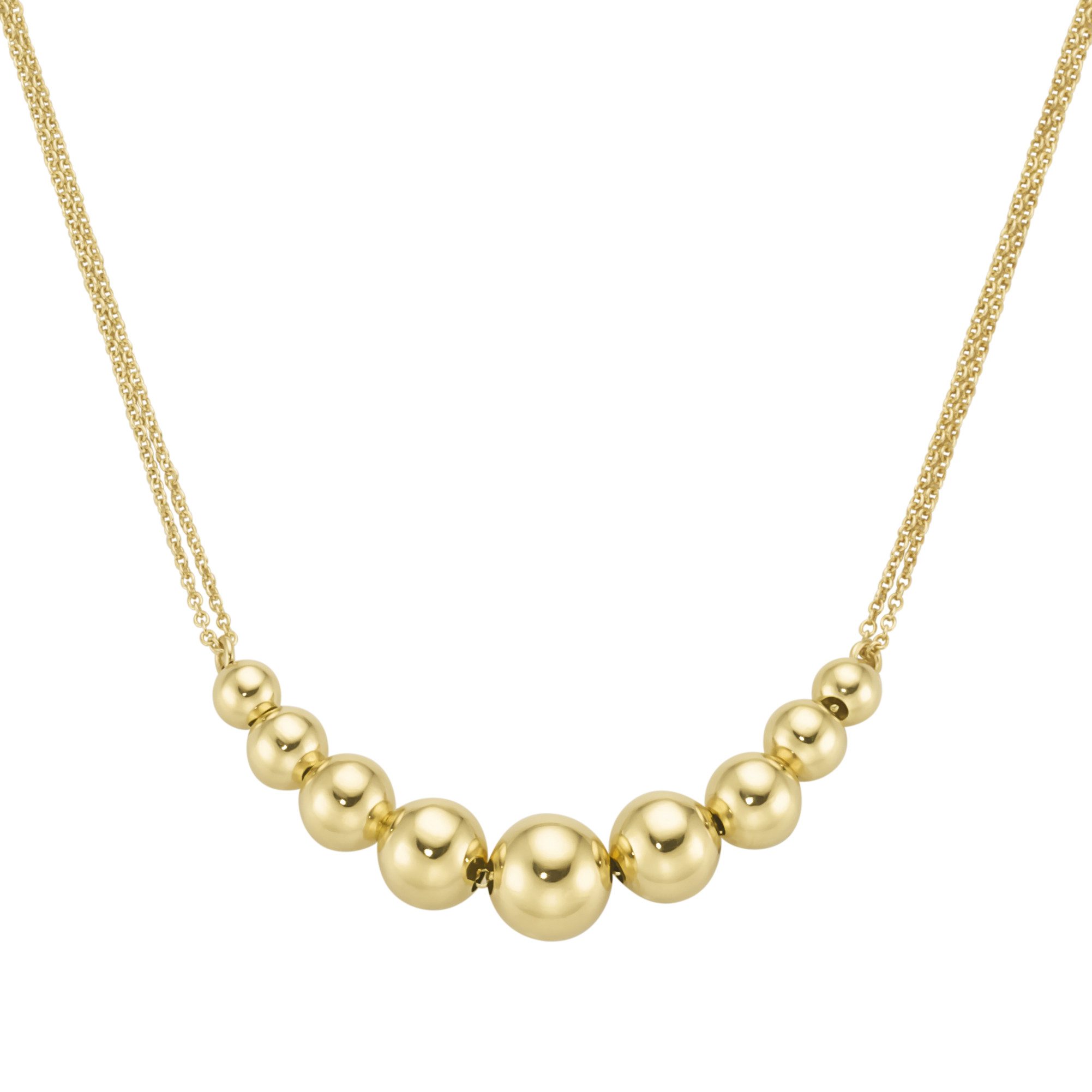 Collier Mittelteil mit Kugeln, Silber 925