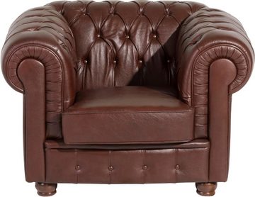 Max Winzer® Sessel Bristol, mit edler Knopfheftung, Breite 110 cm