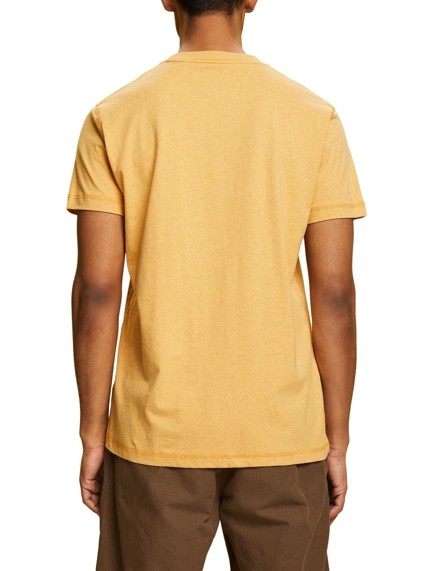 T-Shirt SUNFLOWER T-Shirt aus Baumwolljersey Esprit (1-tlg) YELLOW