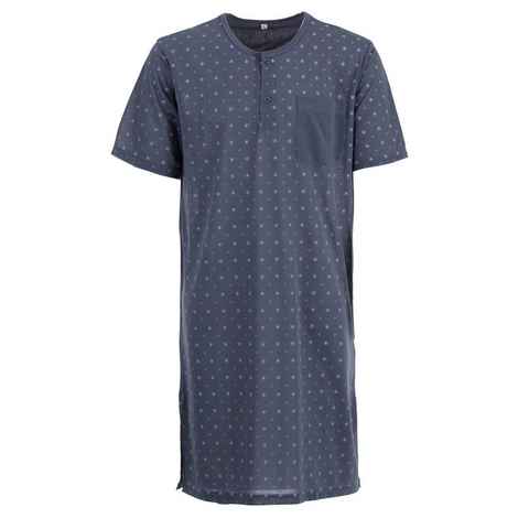 Lucky Nachthemd Nachthemd Kurzarm - Sonne Brusttasche