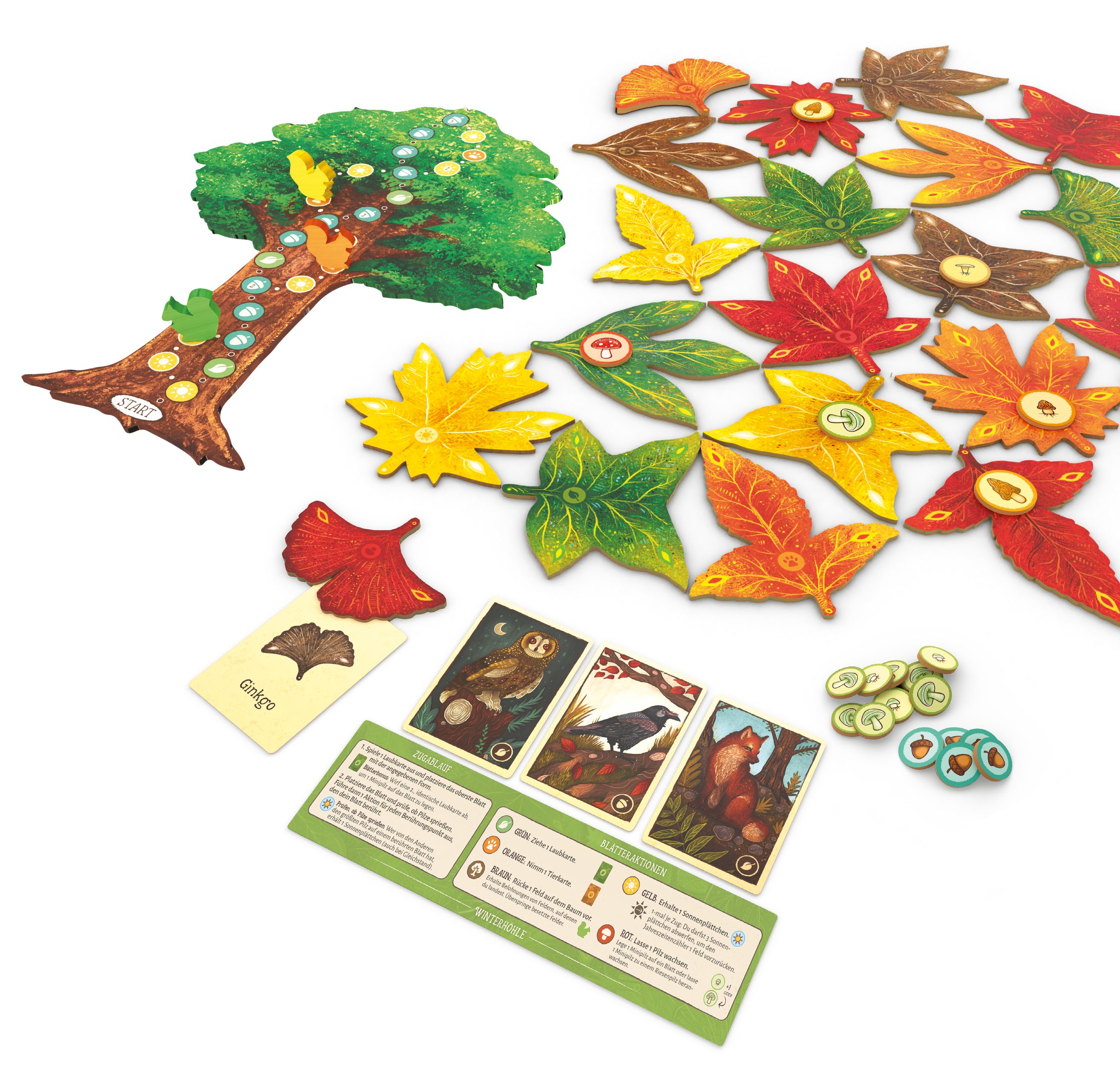 Kobold Spieleverlag Spiel Herbstlaub