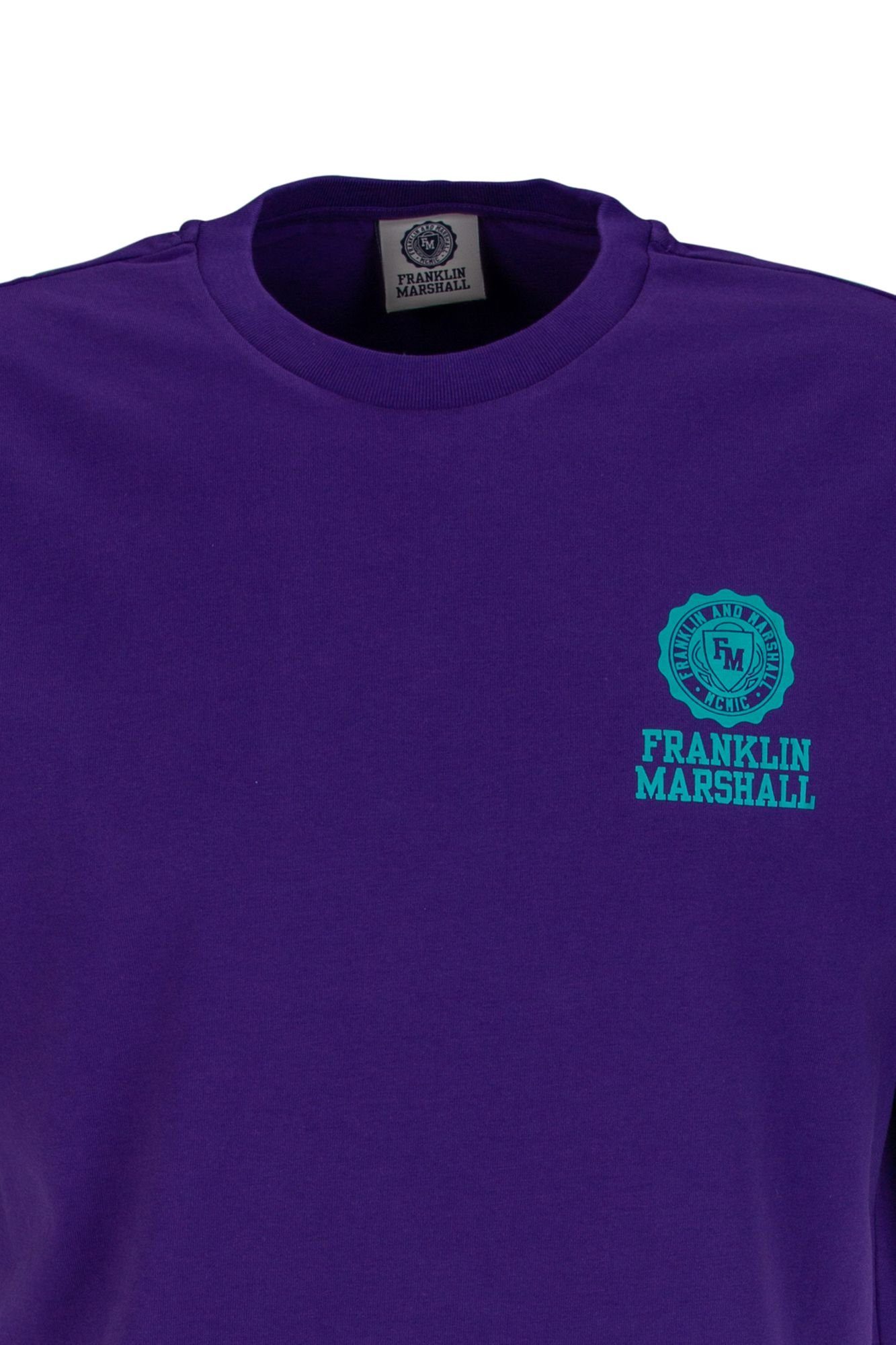 mit aus Baumwolle reiner Marshall T-Shirt Logo-Print & T-Shirt kleinem Franklin