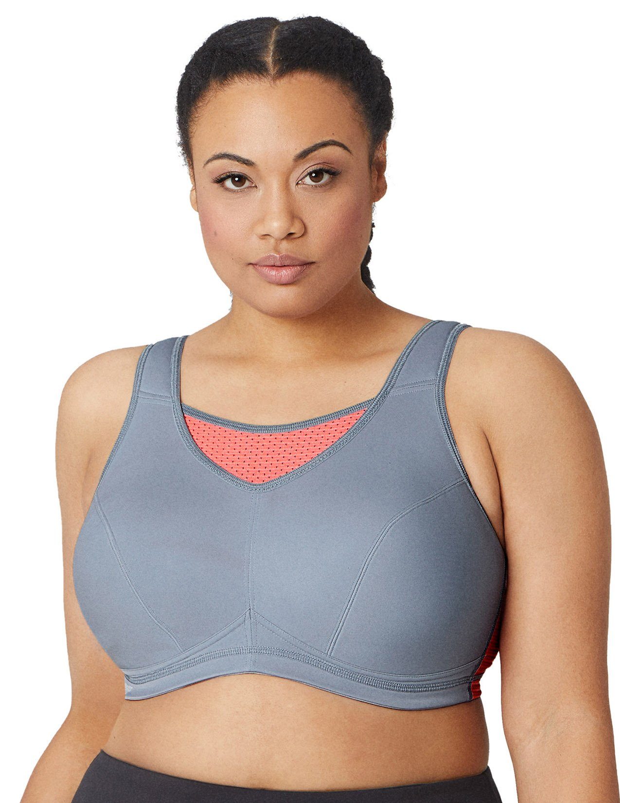 GLAMORISE Bügelloser BH Hochleistungs Sport Bustier