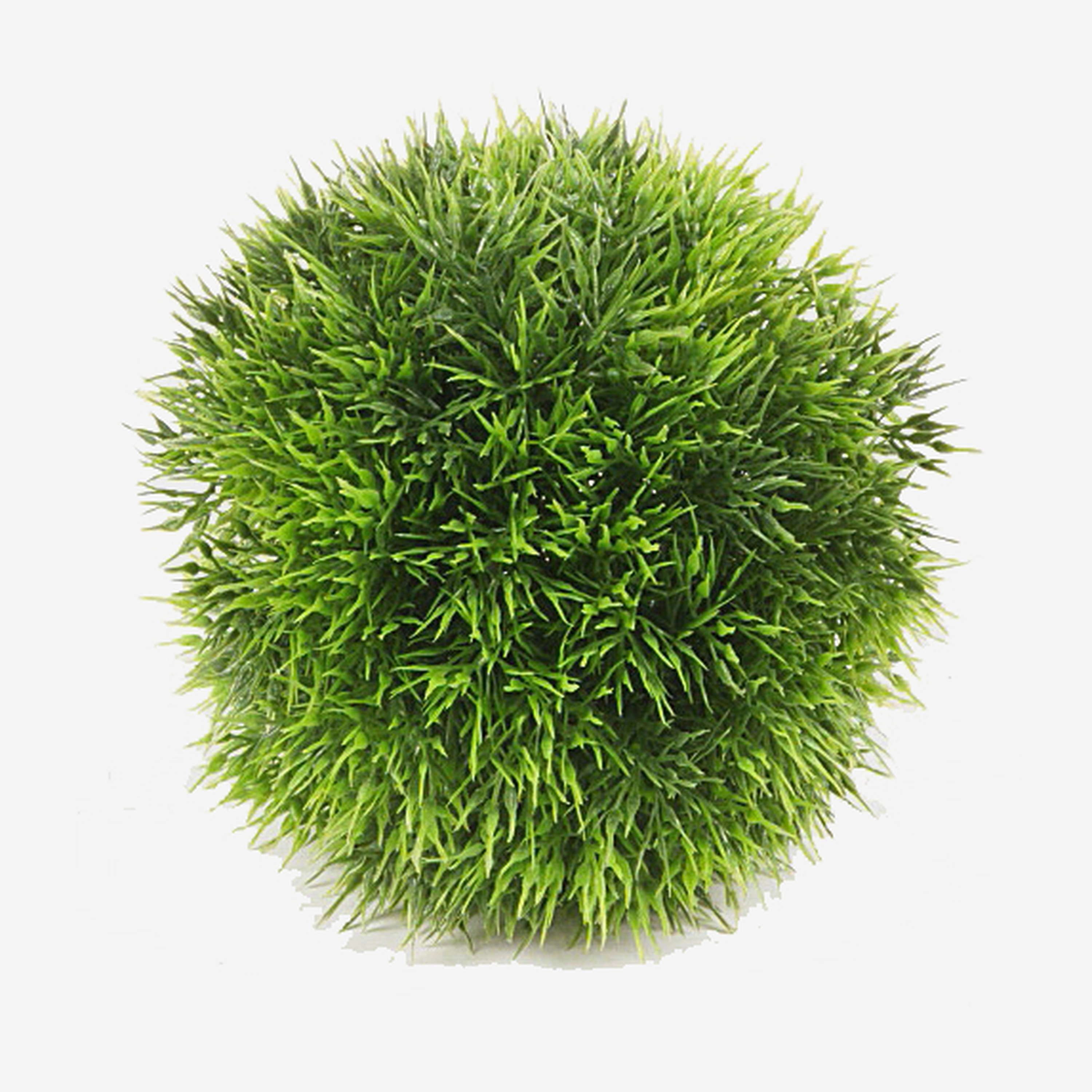 Kunstpflanze Kunstgras Schilfgras Kugel Opal, grün, Ø 15cm Schilf, artplants