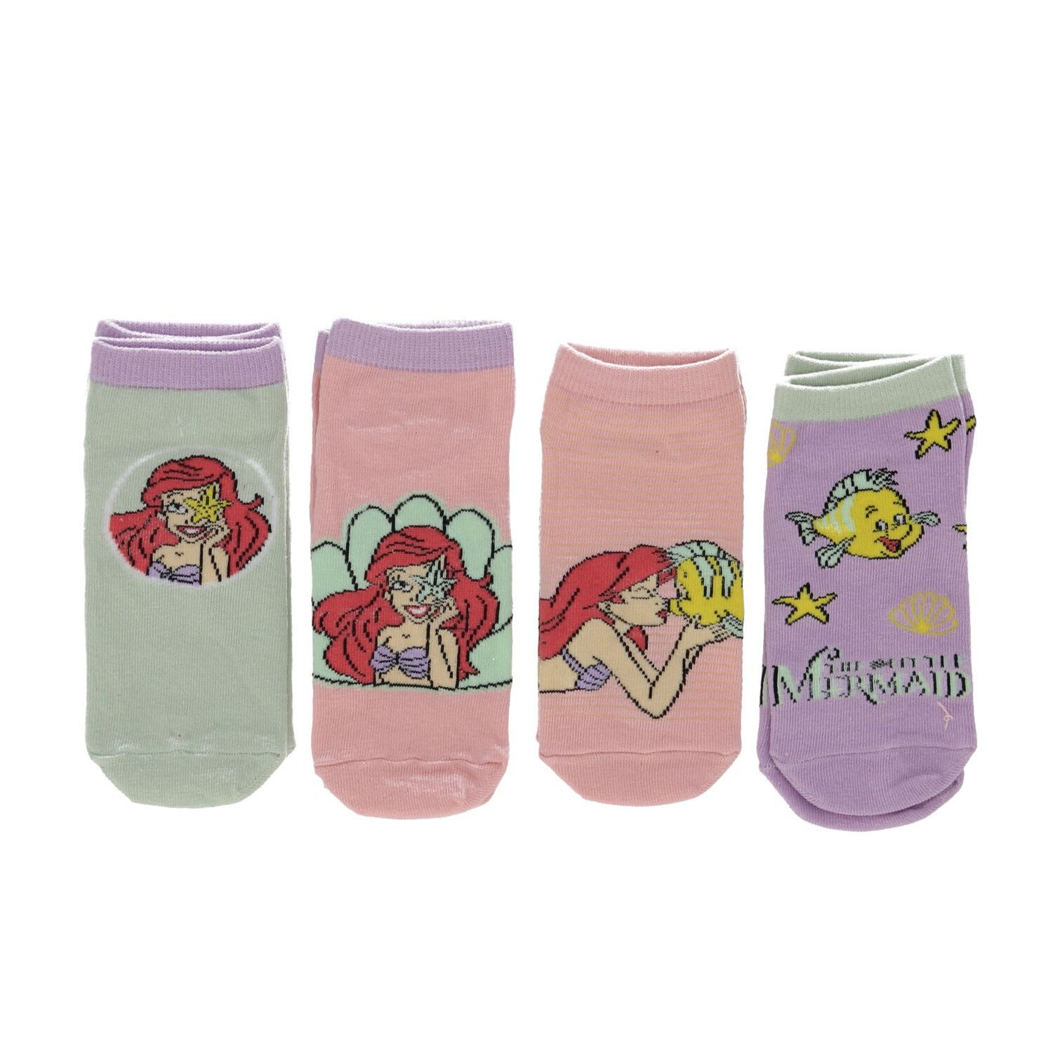 Disney Feinsöckchen Disney Princess Socken Set – 4er-Pack Socken, Söckchen für Mädchen