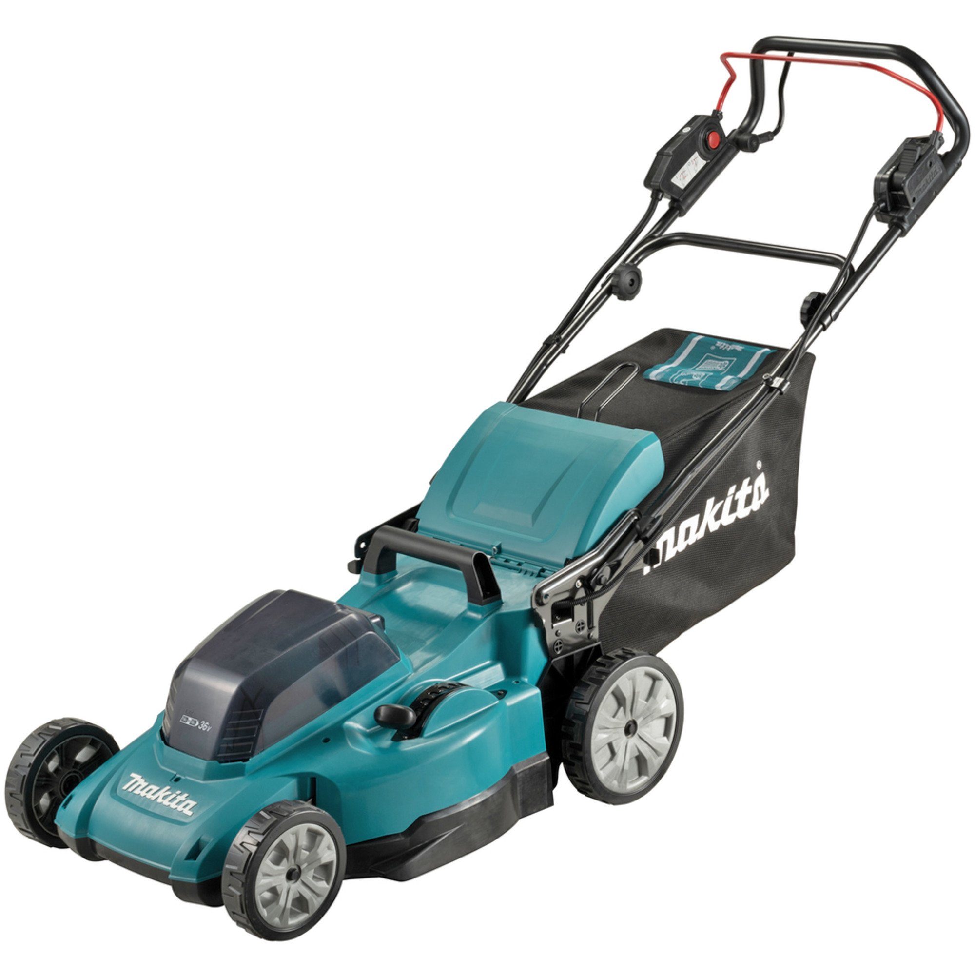 Makita Akkurasenmäher Akku-Rasenmäher DLM481Z, 36Volt (2x18Volt)