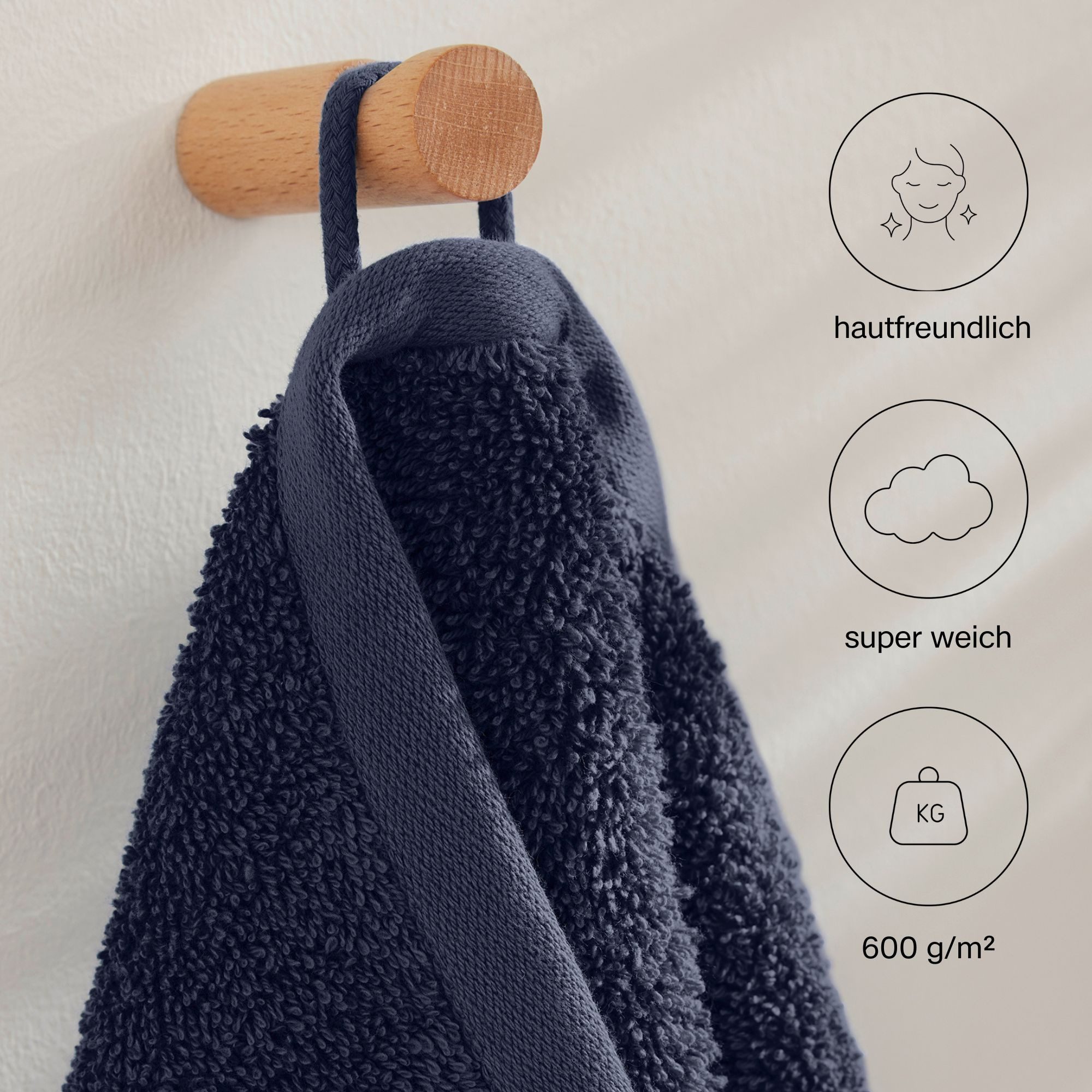 s.Oliver Handtuch s.Oliver, Premium Qualität, 600 gr/m², auch als Sets erhältlich, Walkfrottier (1-St), große Farbauswahl, auch als Duschtuch, Waschhandschuh, Gästetuch