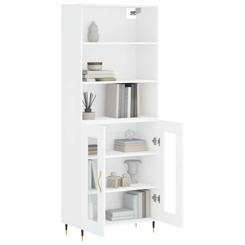 vidaXL Highboard Highboard Weiß 69,5x34x180 cm günstig online kaufen
